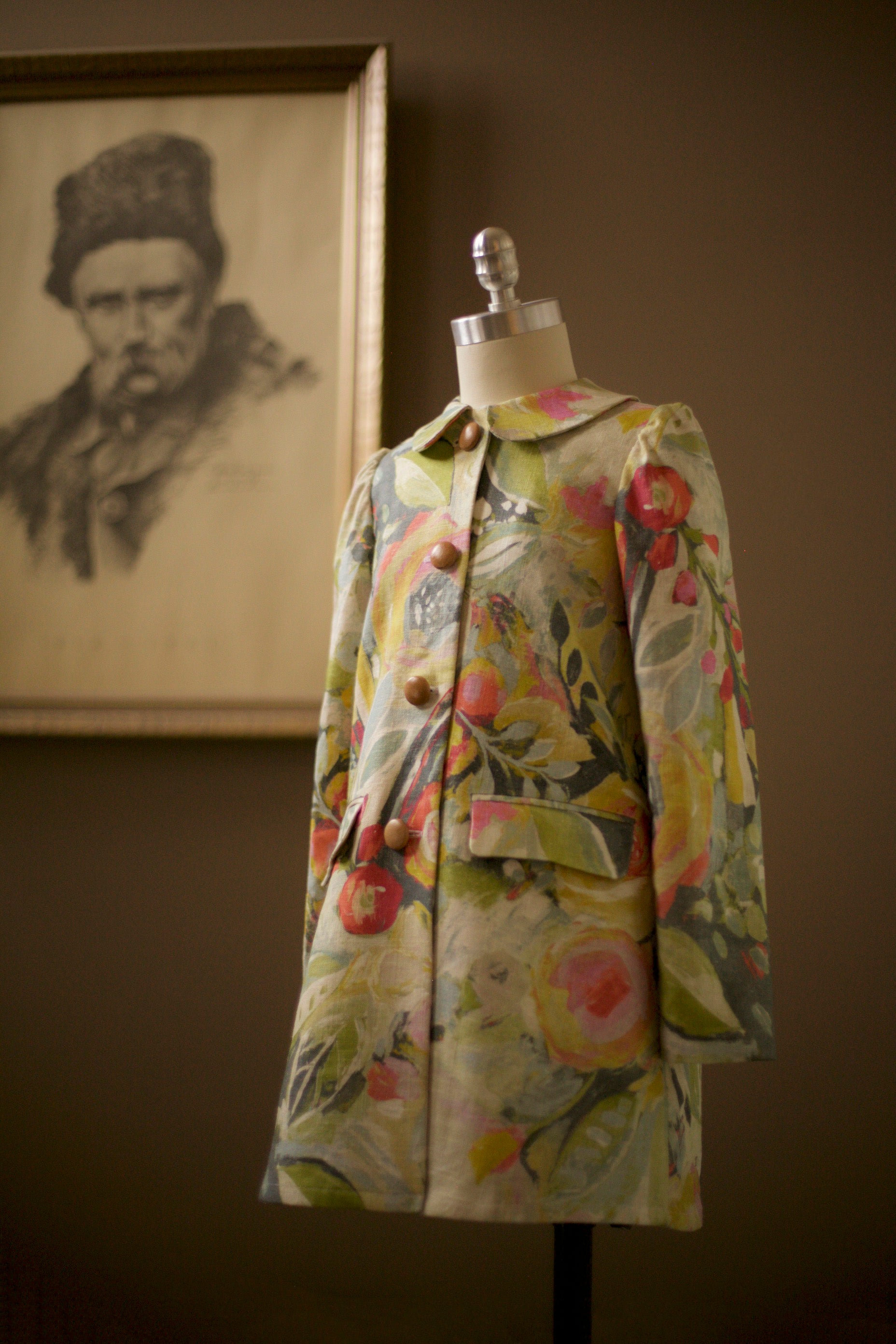 First Holy Communion outfit with floral jacket 