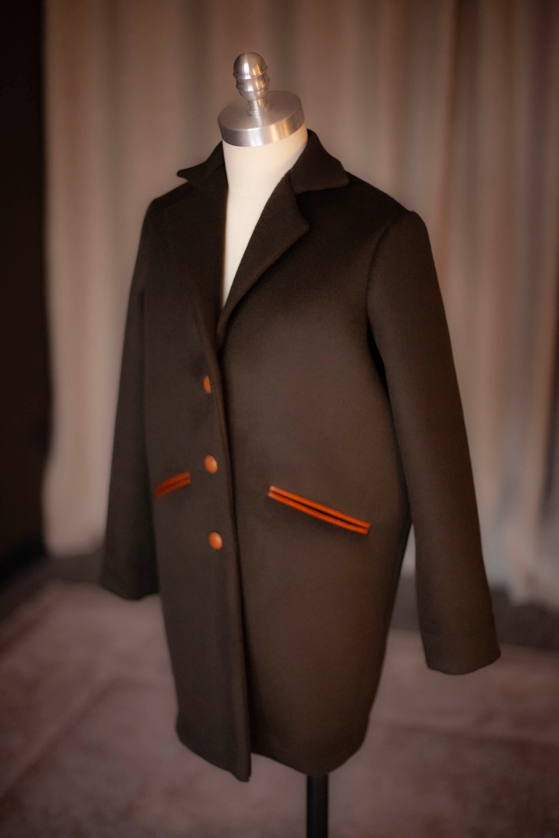 heavyweight wool coat for girls