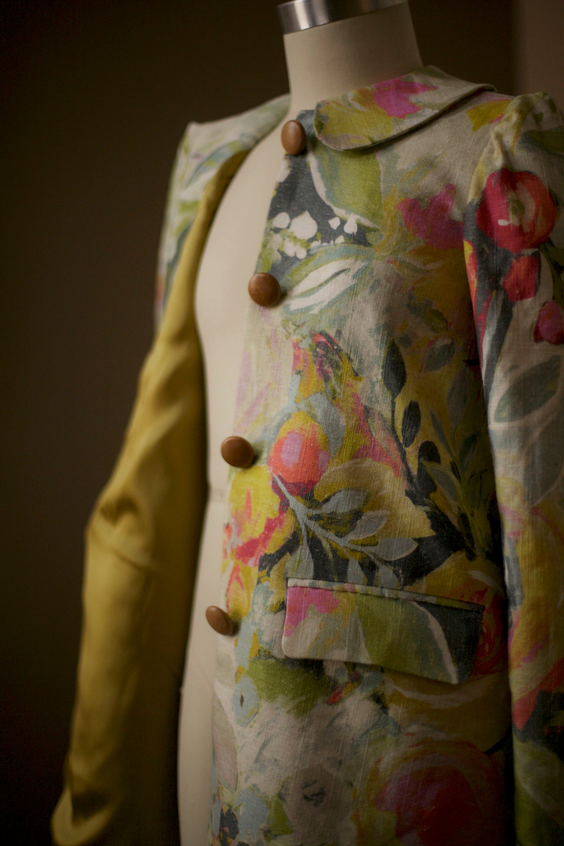 bright floral jacket girls