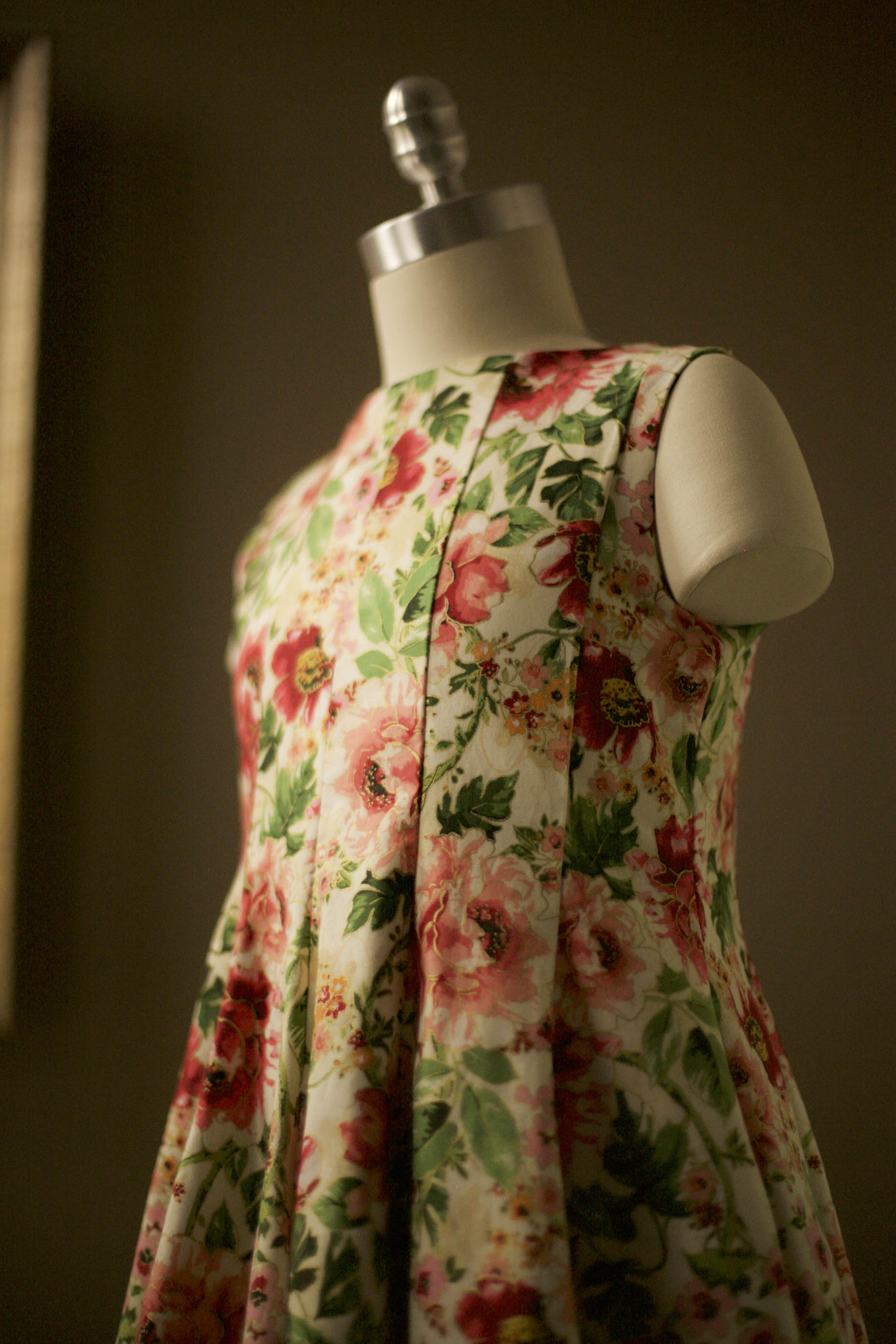 floral bridesmaid dress