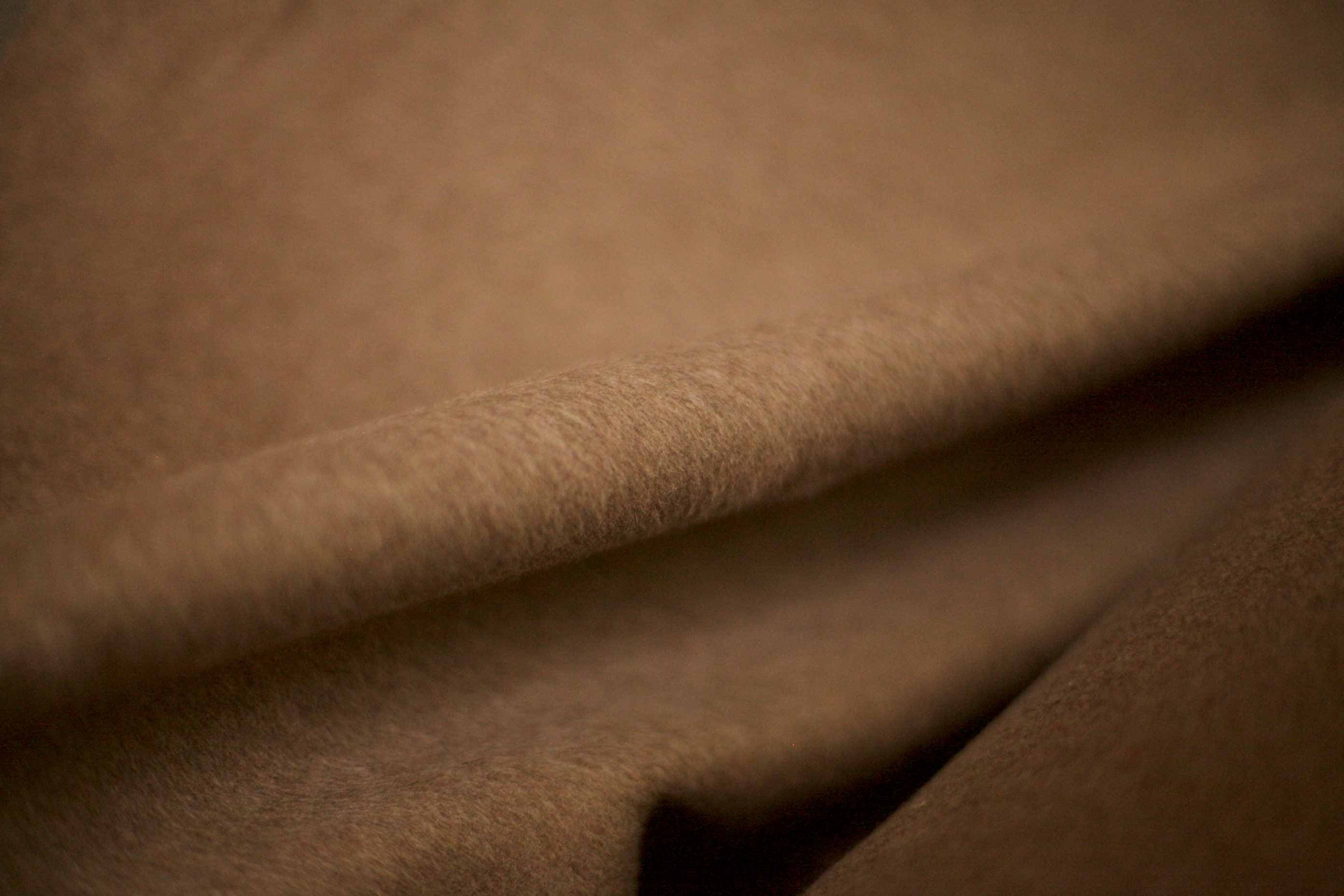 heathered cocoa brown wool fabric