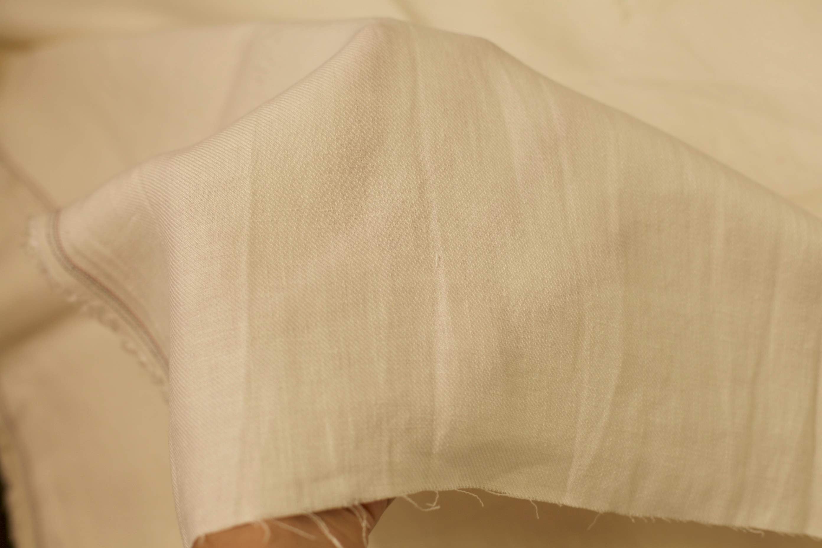 ivory linen fabric