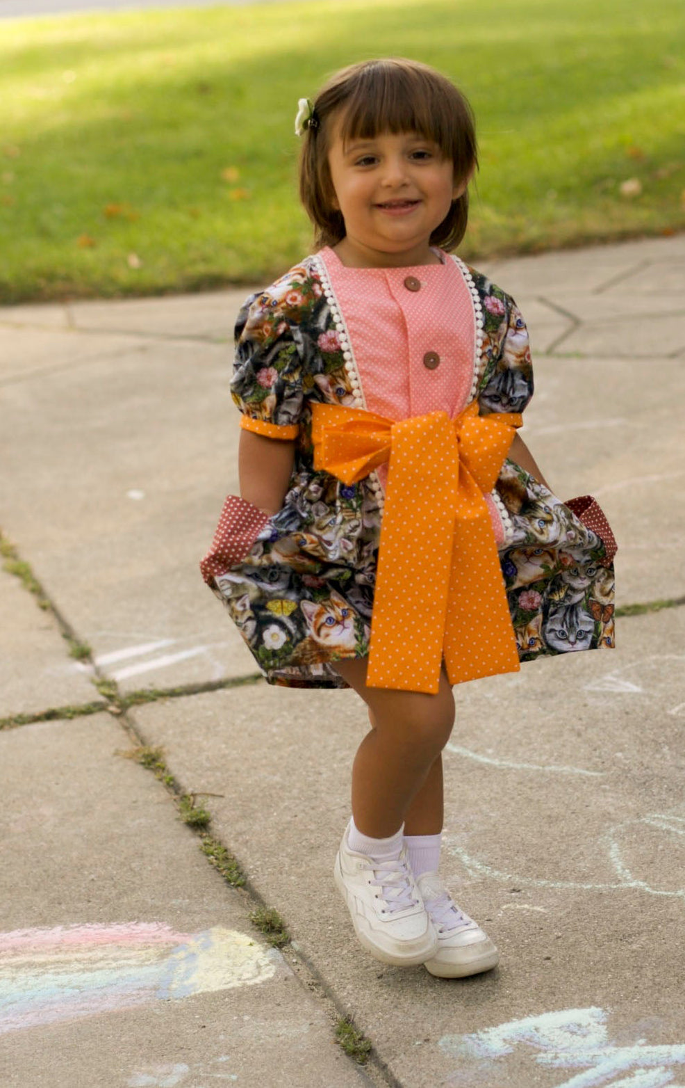 kitty cat dress