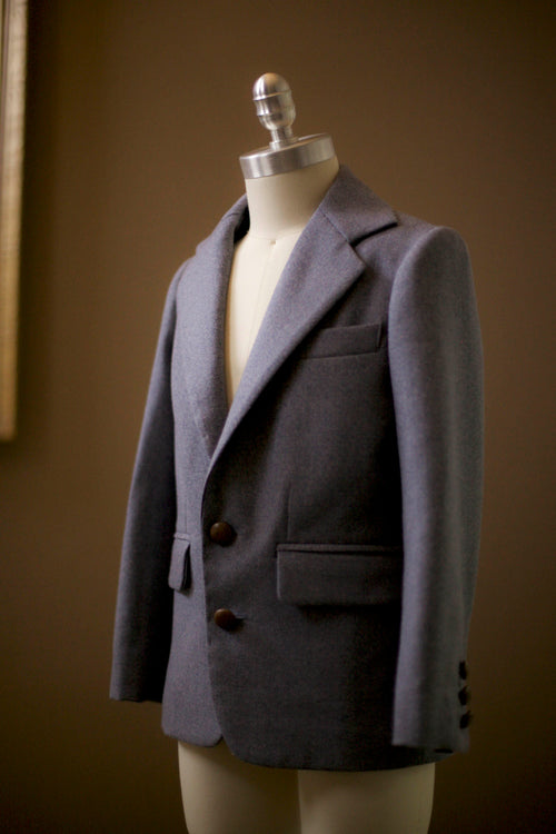 Light Blue Wool Boys Communion Jacket