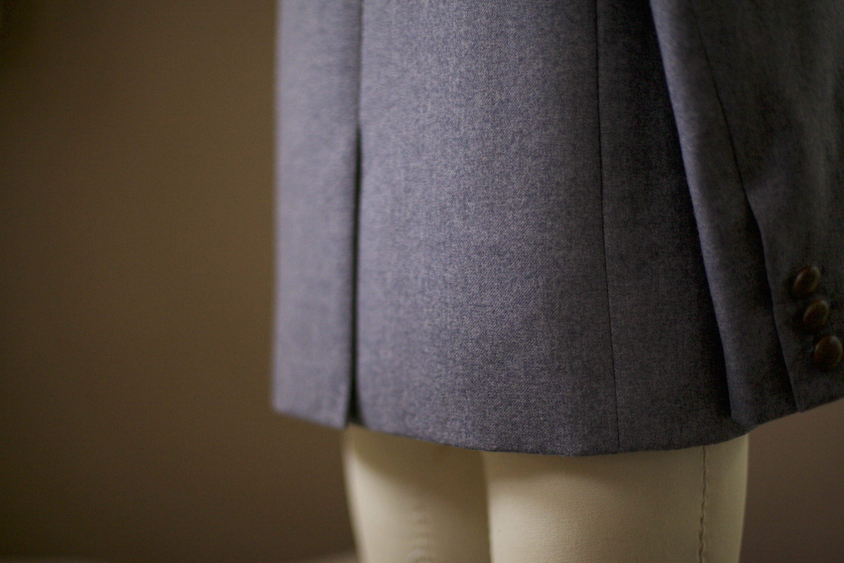 light blue boys wool blazer