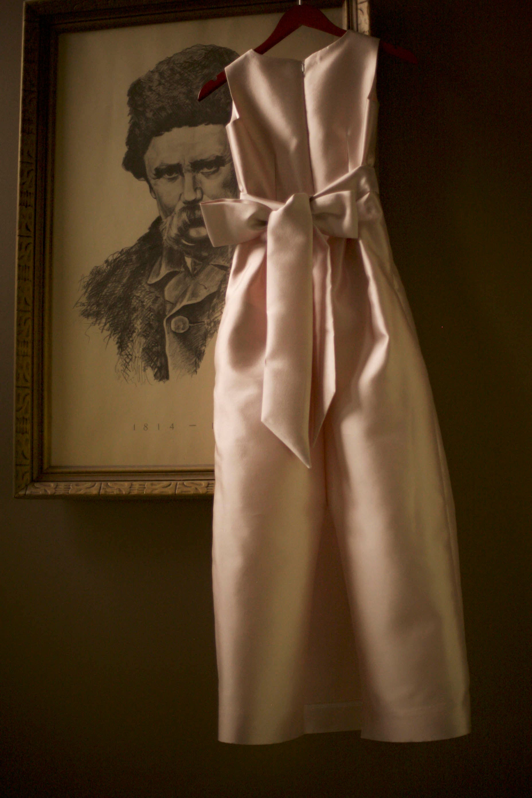 Junior bridesmaid dress pink