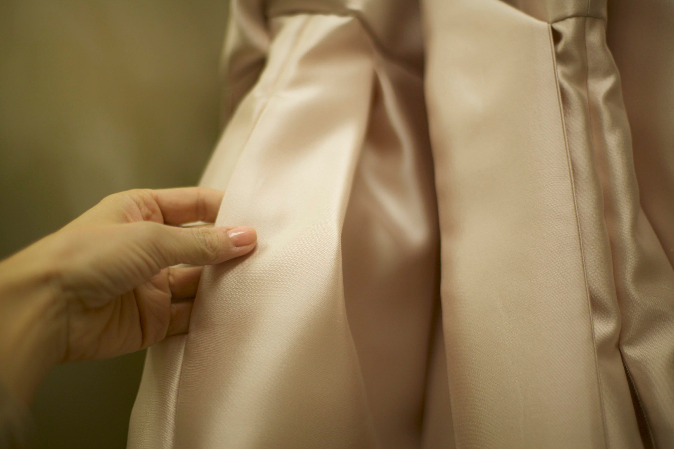 bridesmaid dress with pockets