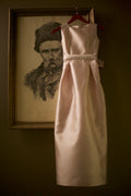 pink junior bridesmaid dress