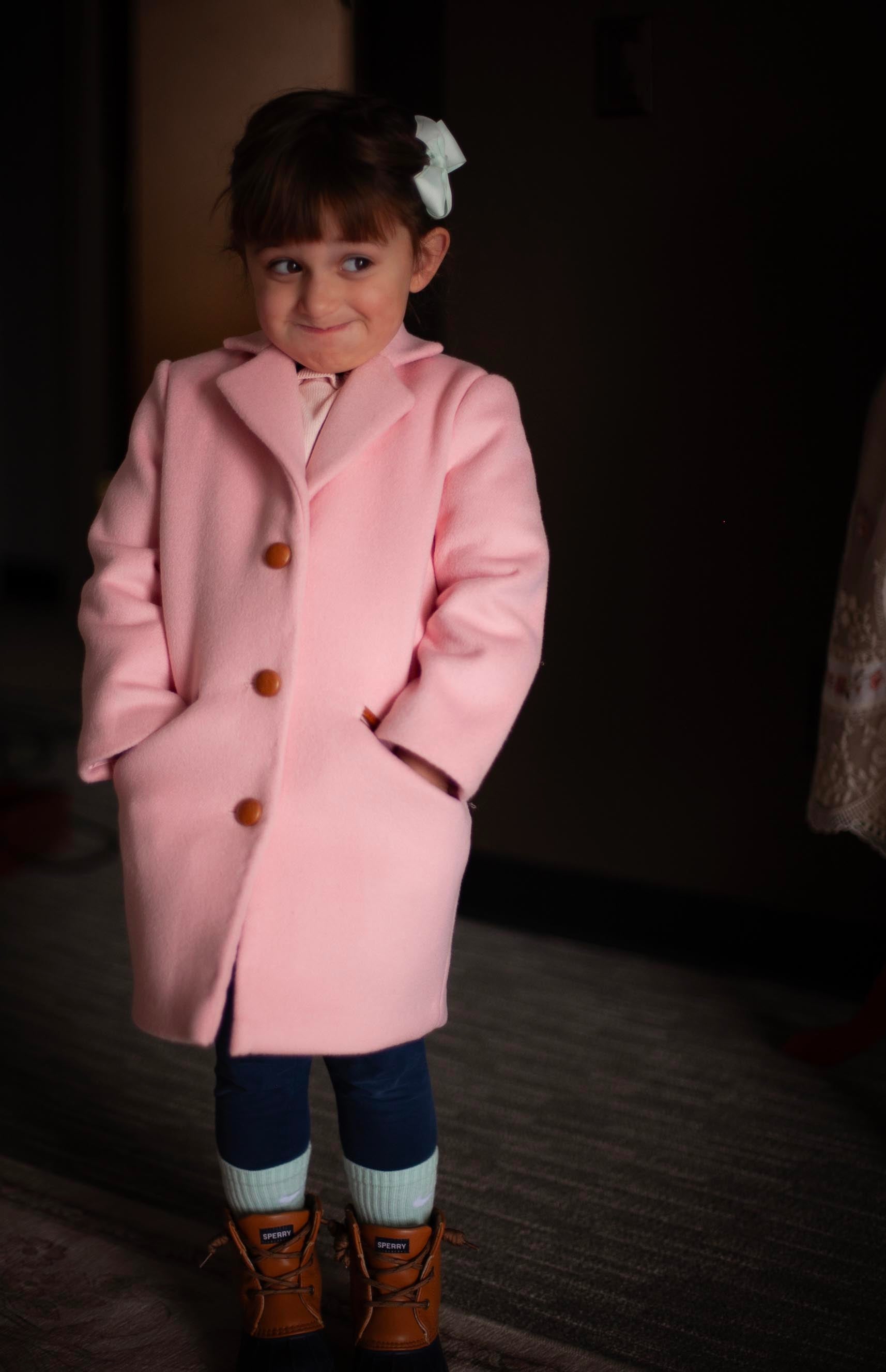 Burberry kids wool coat