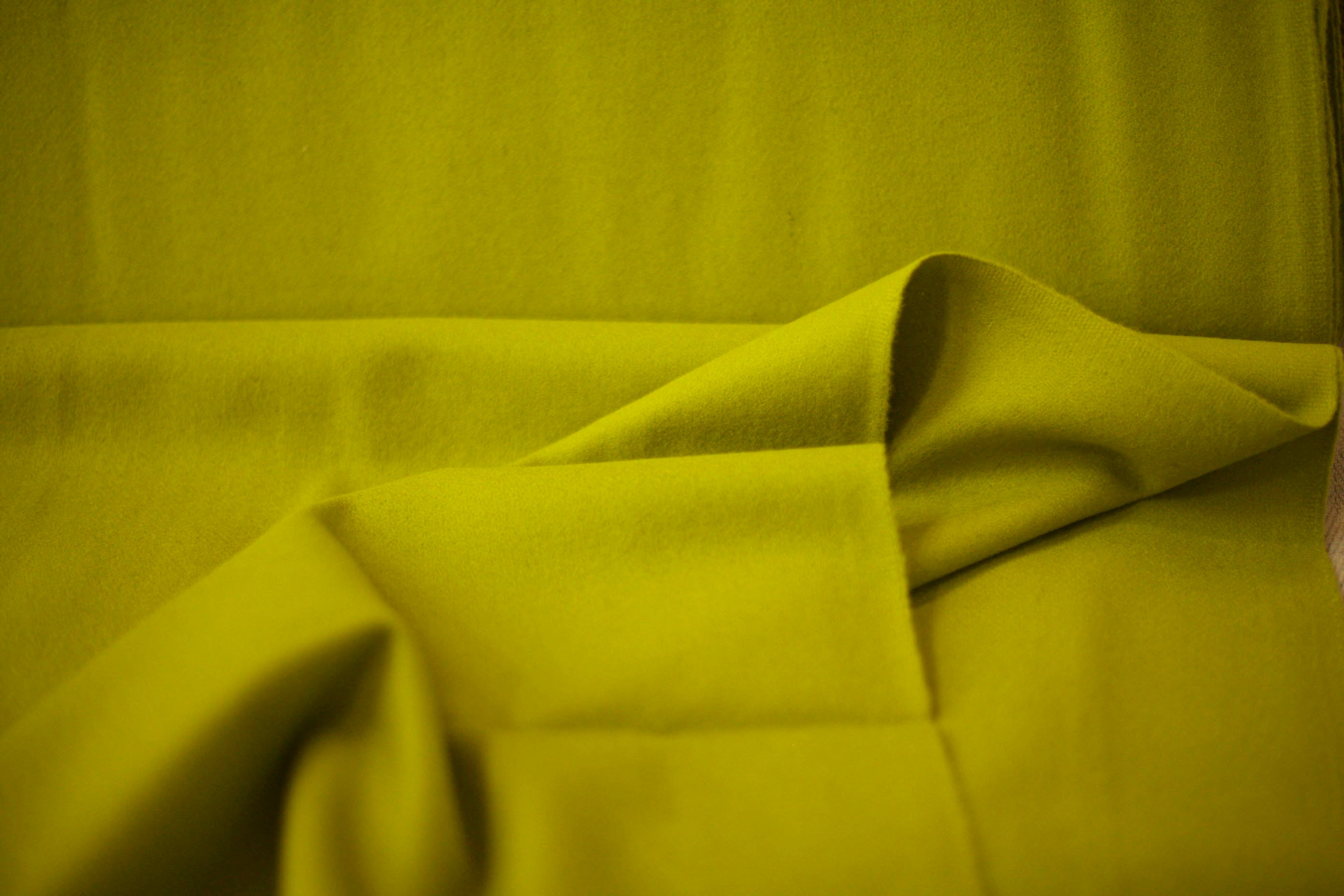 lime green wool