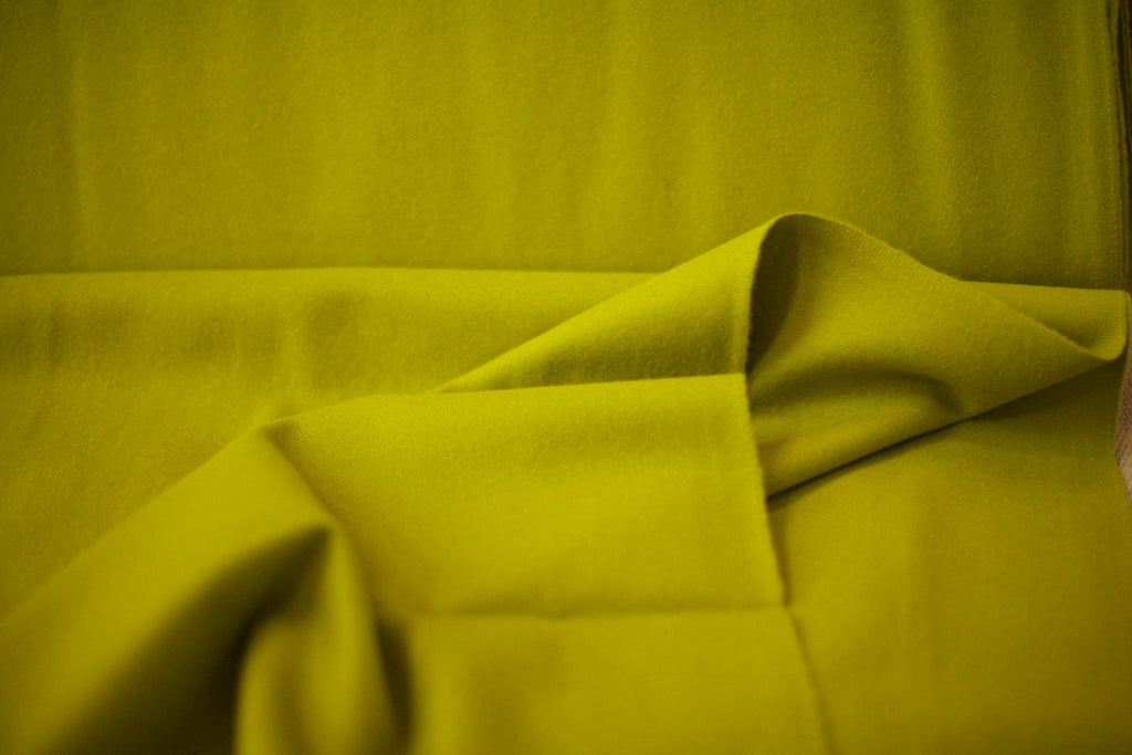 lime green wool