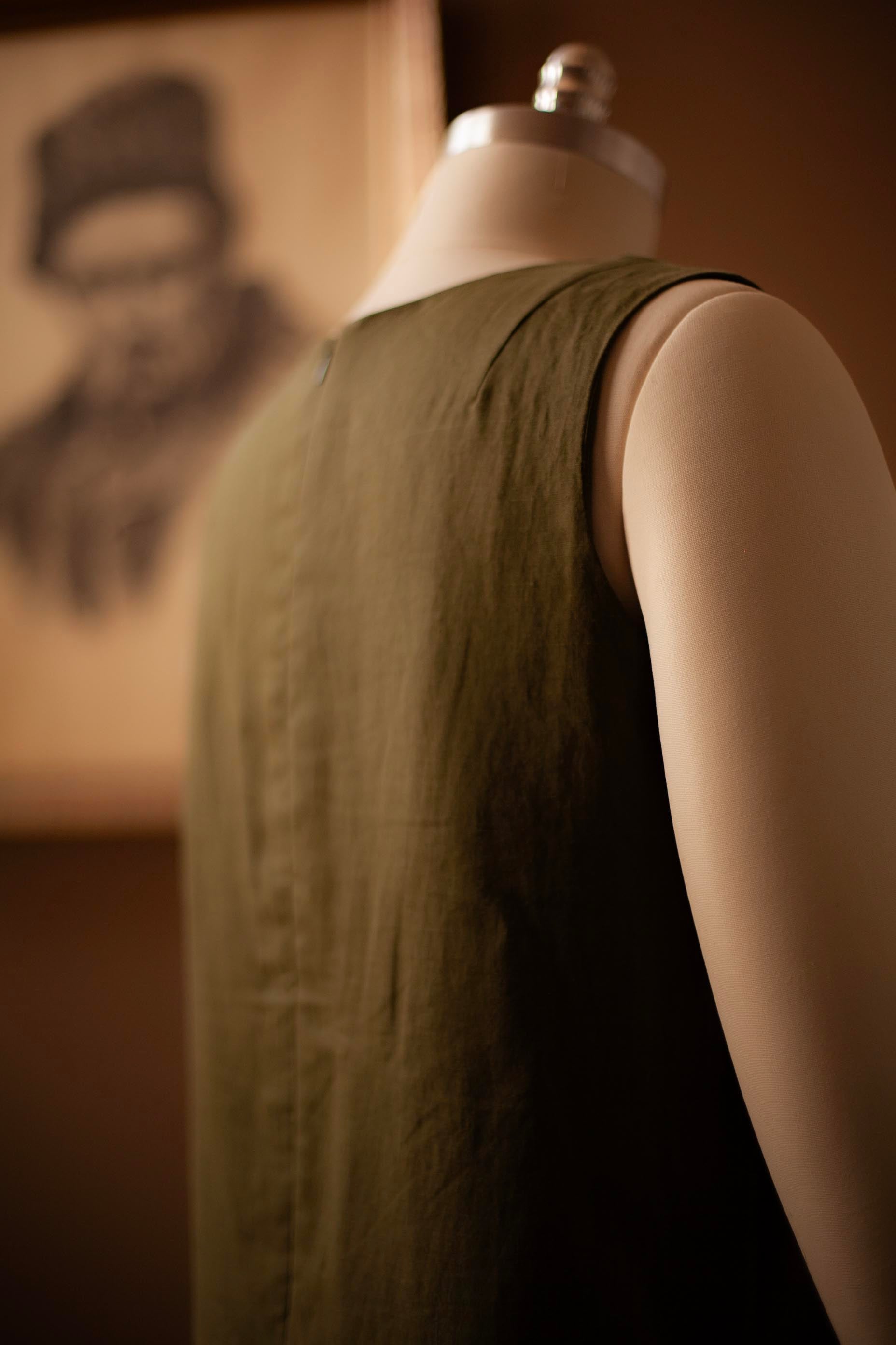 linen shift dress plus size