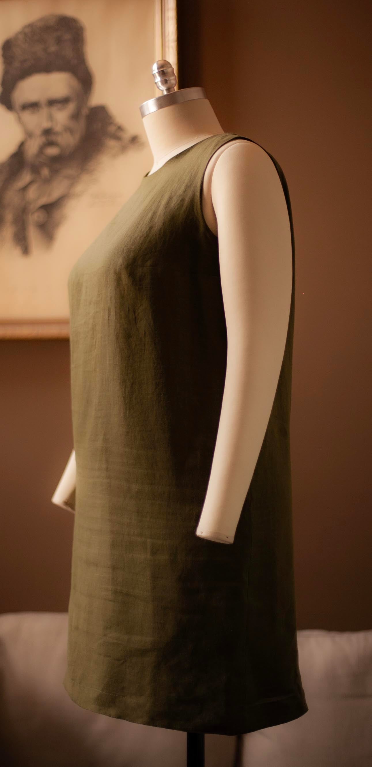 Plus Size Linen Dress 24 / Customizations to Waist Plus Size Linen Dress 24 / Customizations to Waist