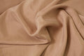 tan cupro rayon fabric
