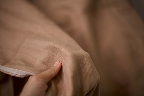 camel twill linen