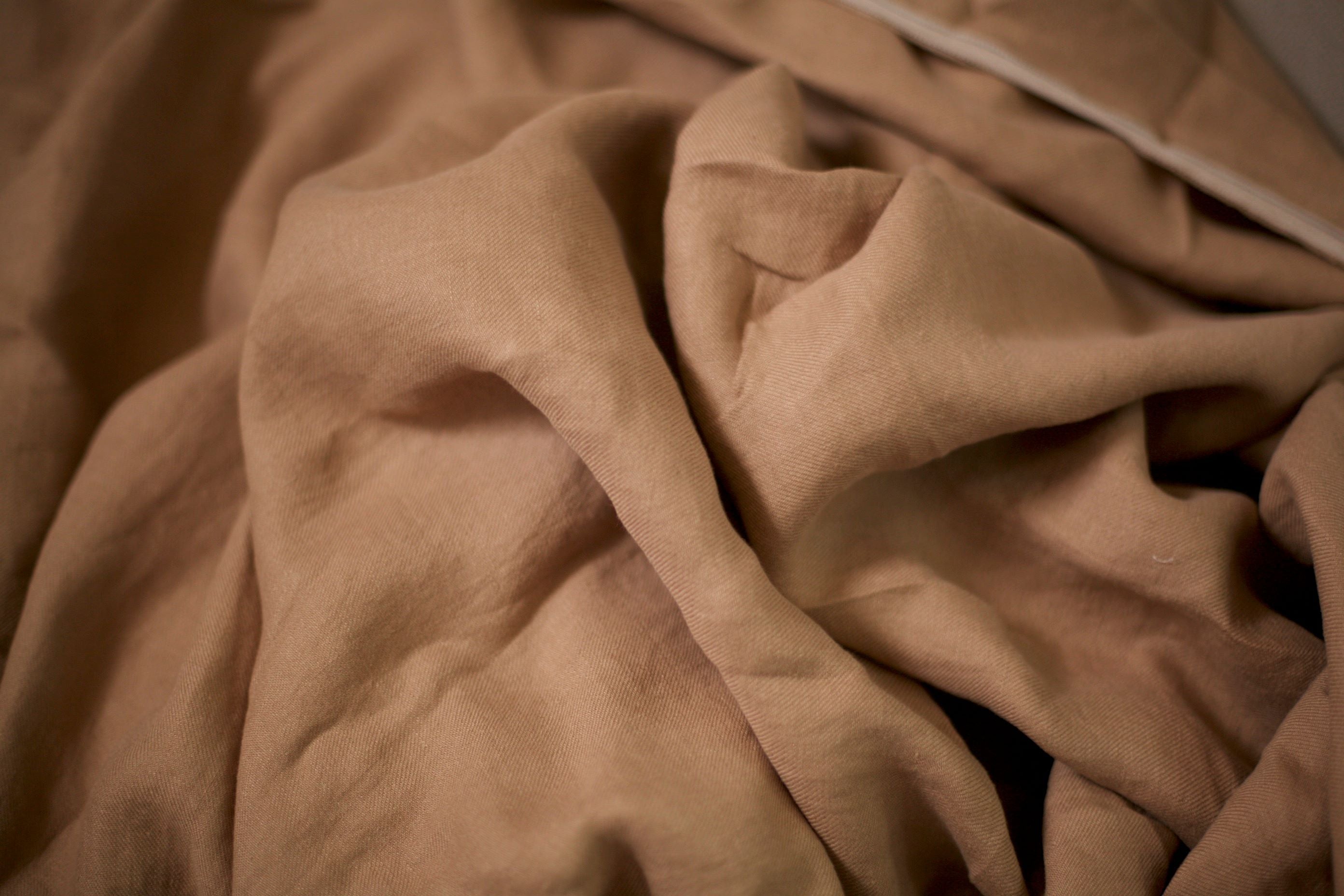 high quality camel linen fabric