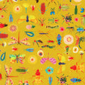 Yellow Insect Fabric