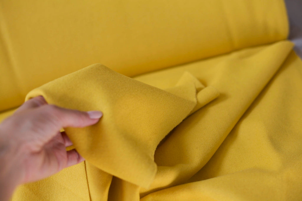 pale yellow pure wool