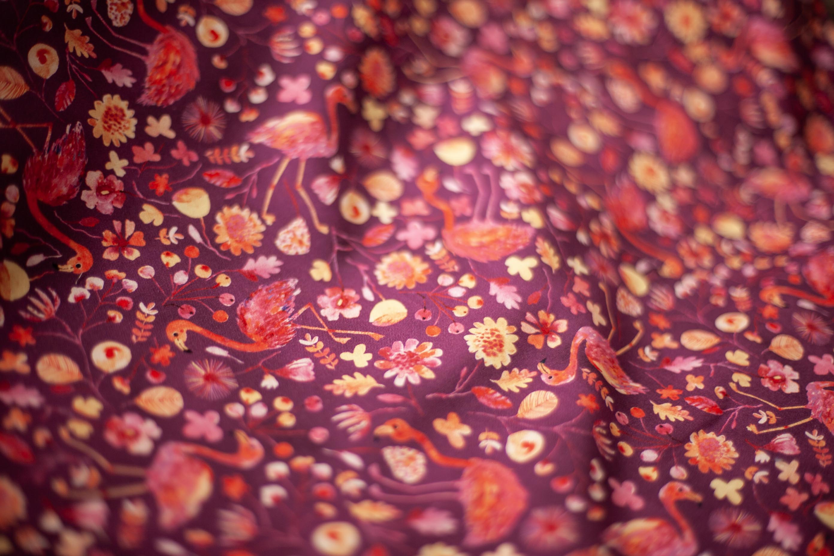 flamingo Subhashini Narayanan Fabric