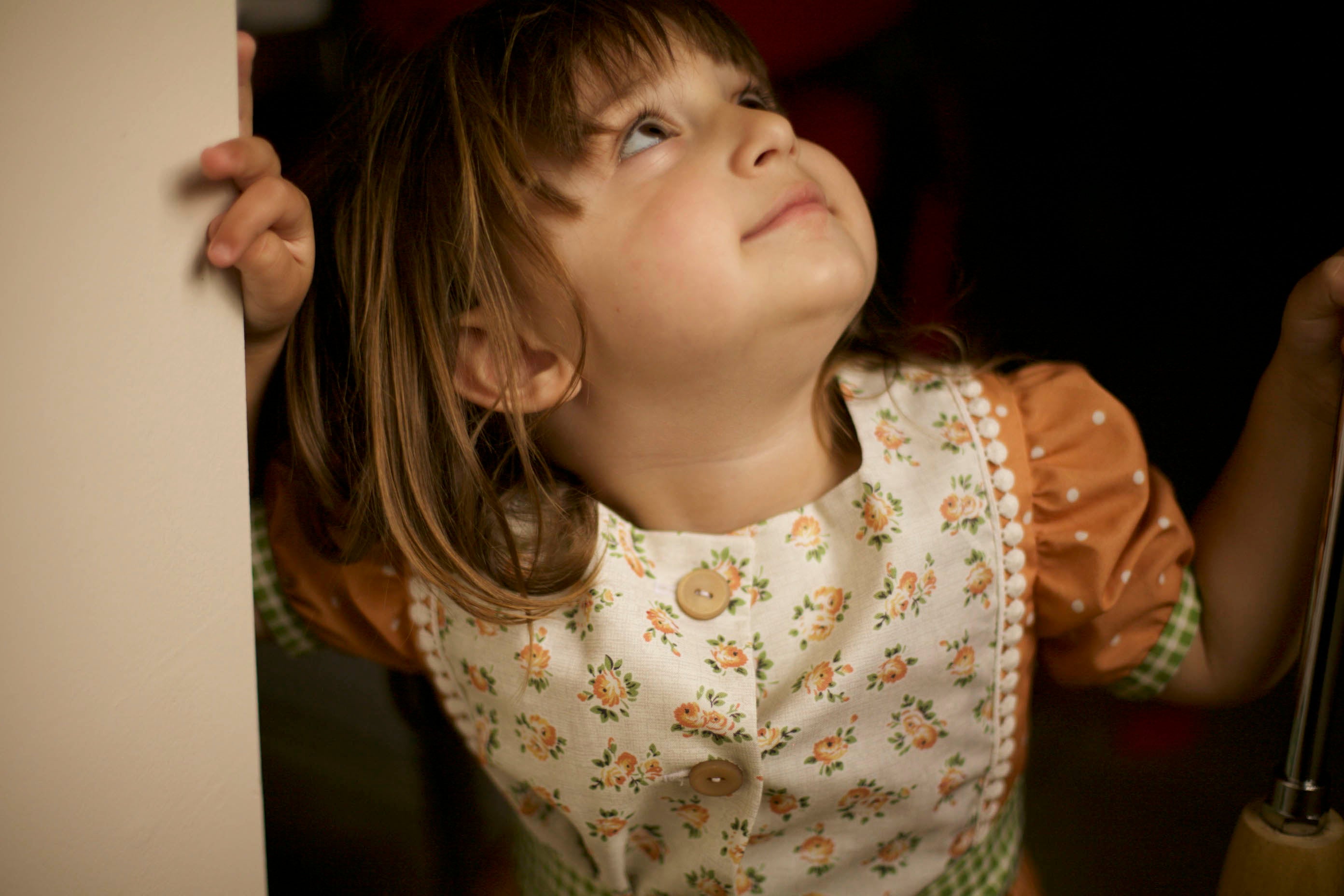 rose vintage dress girls