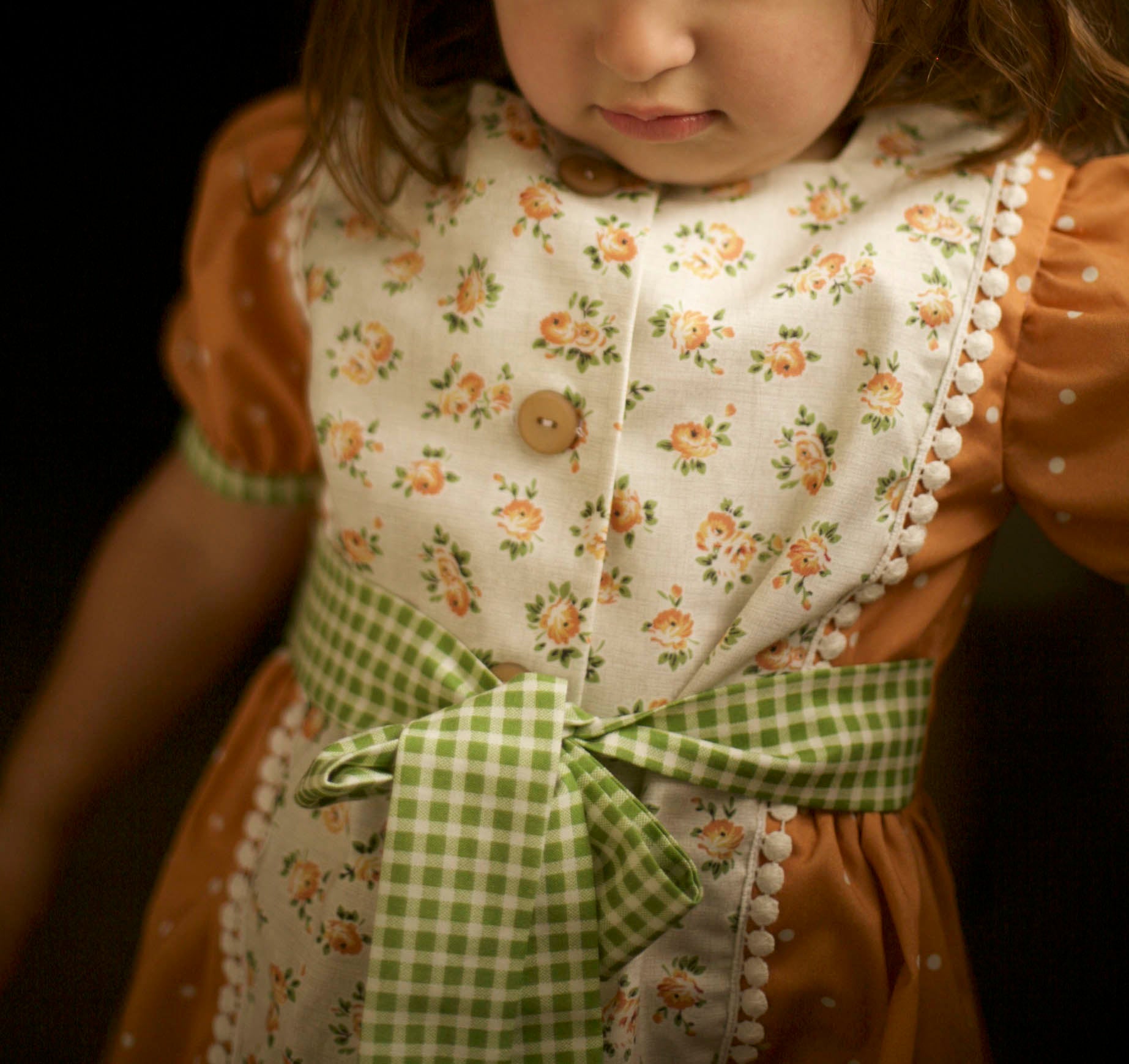 rose vintage dress