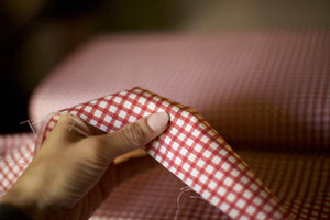 red check fabric