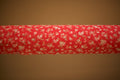 red floral chiffon sunset studio