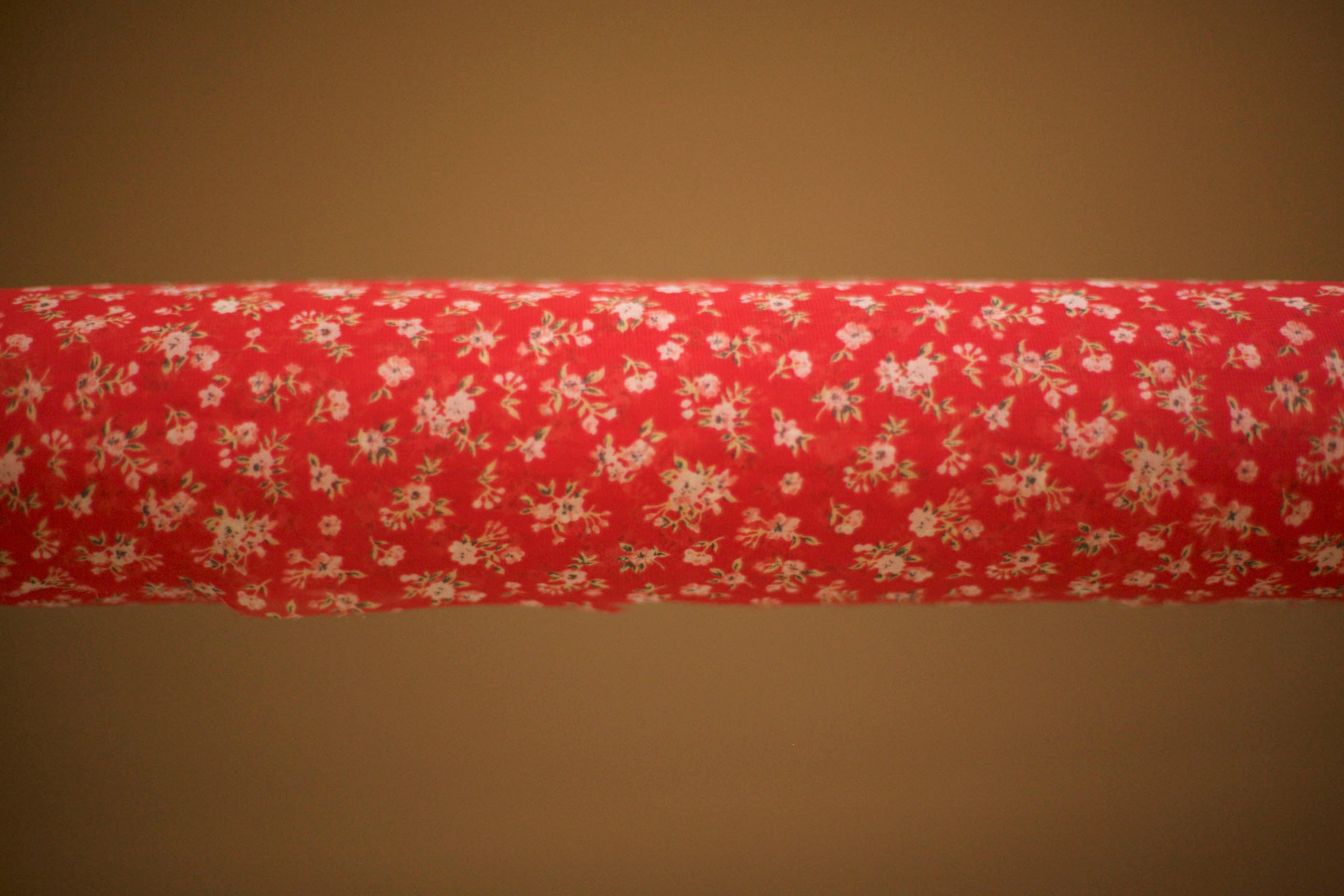 red floral chiffon sunset studio