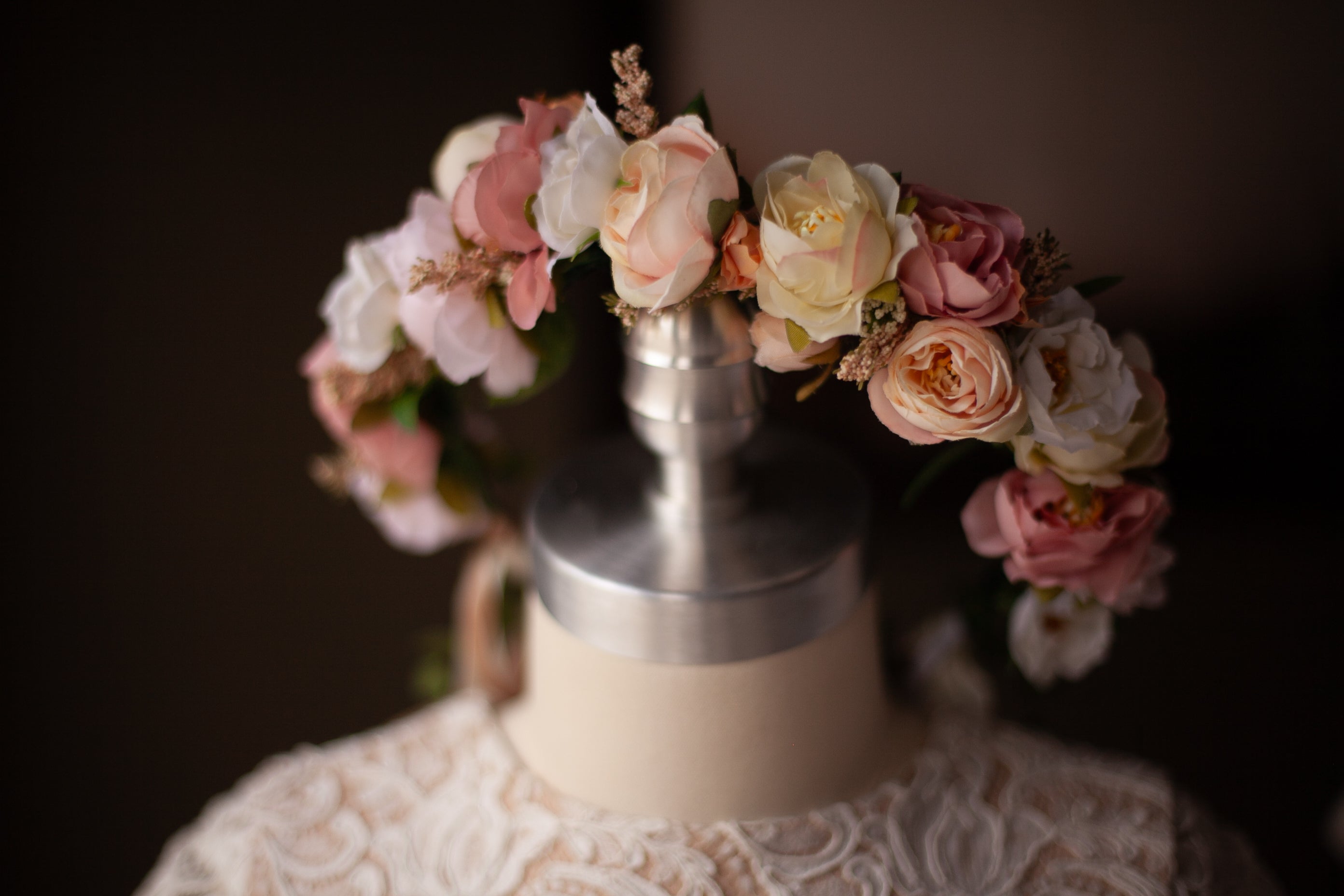 luxury floral crown