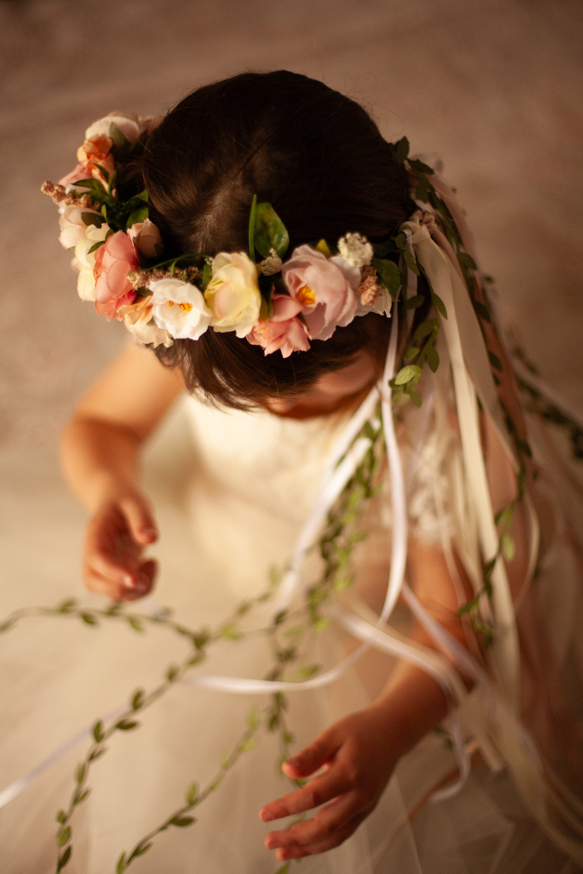 floral crowns for flower girls