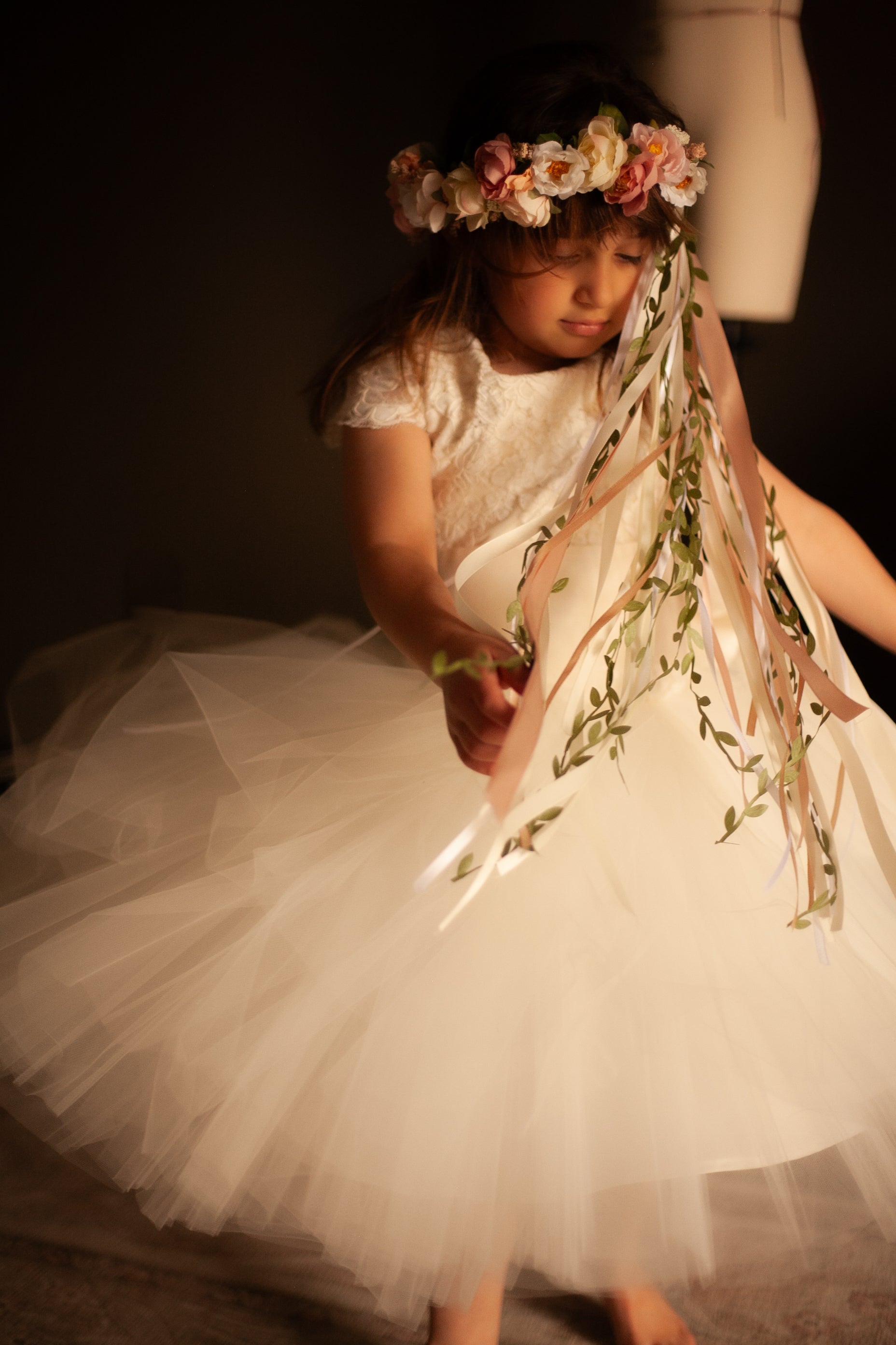 luxury flower girl dresses and accessories
