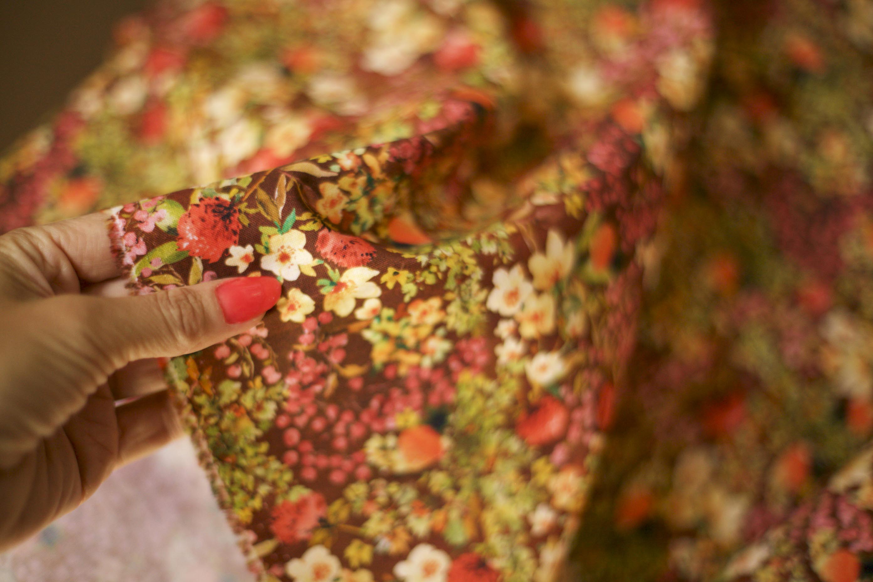 floral fall fabric