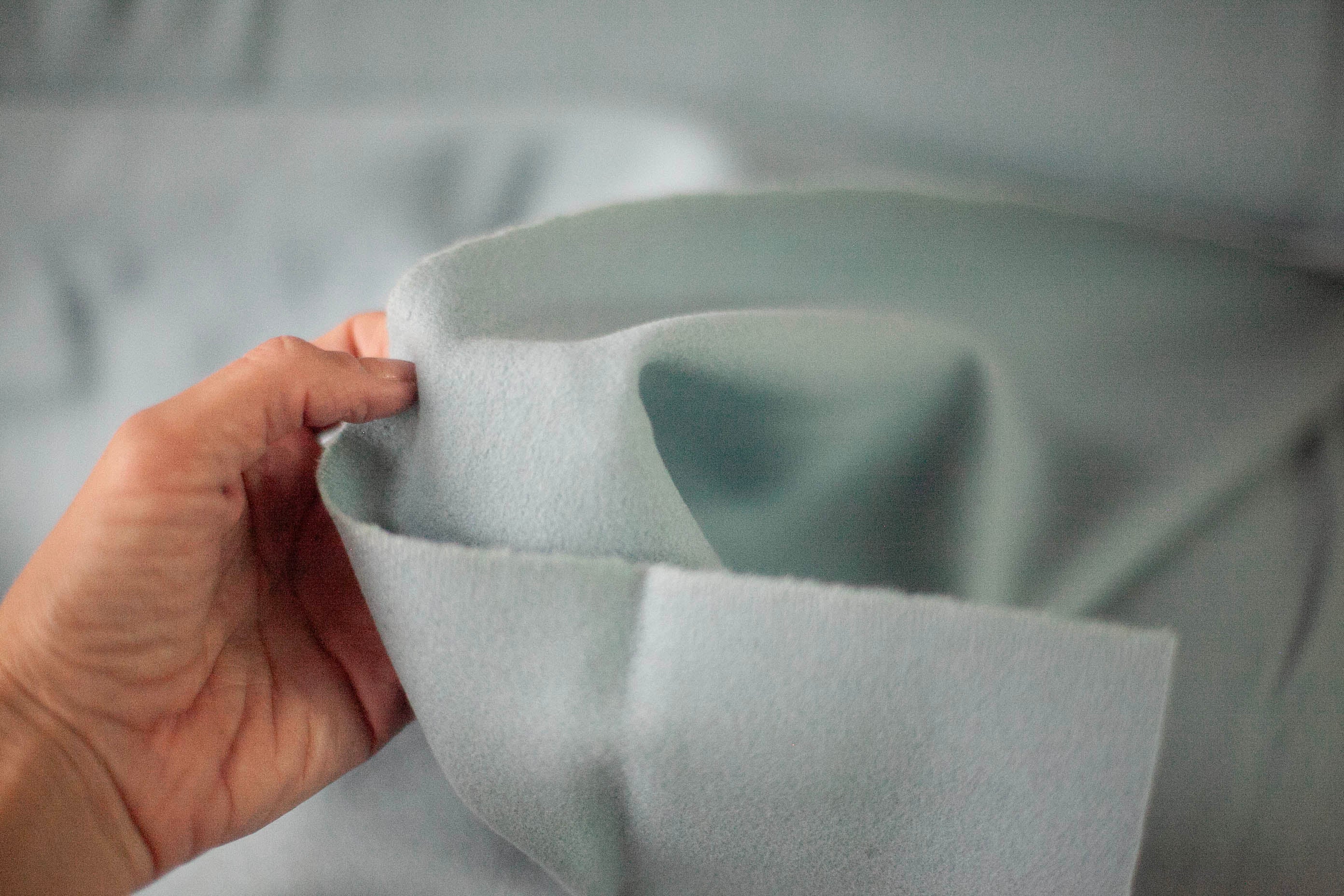 light blue wool by the yard