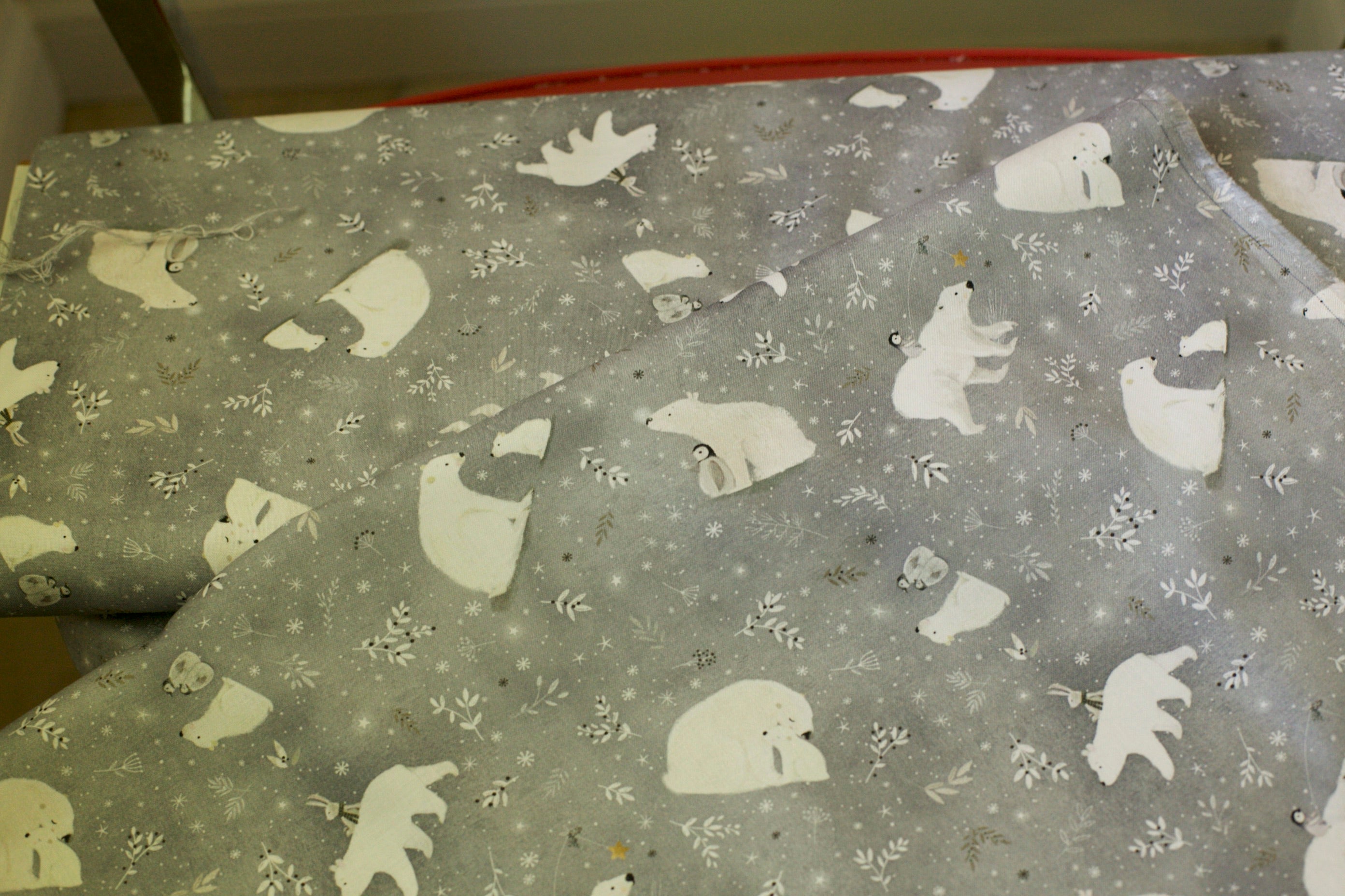 polar bear fabric