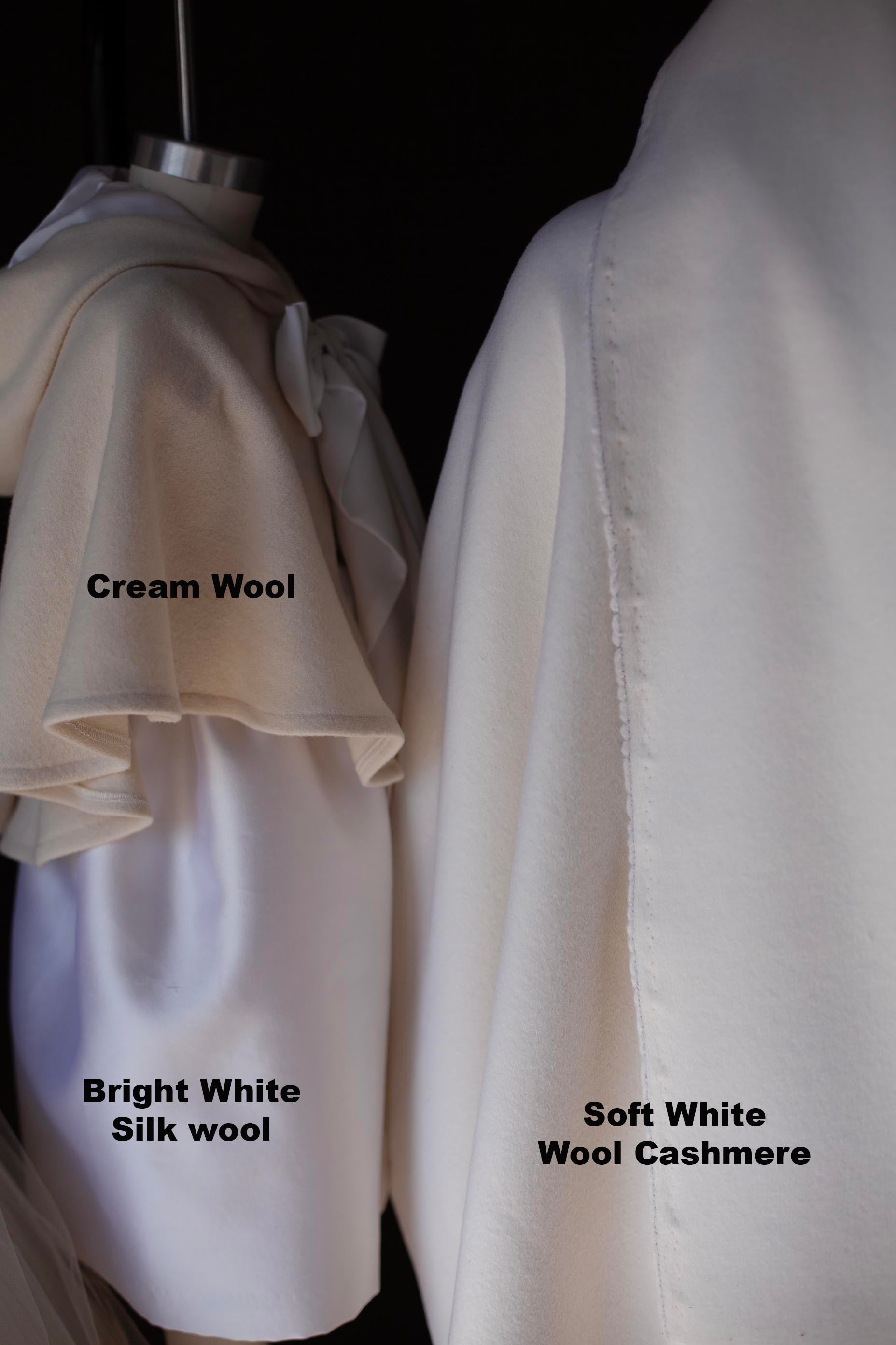 white wool
