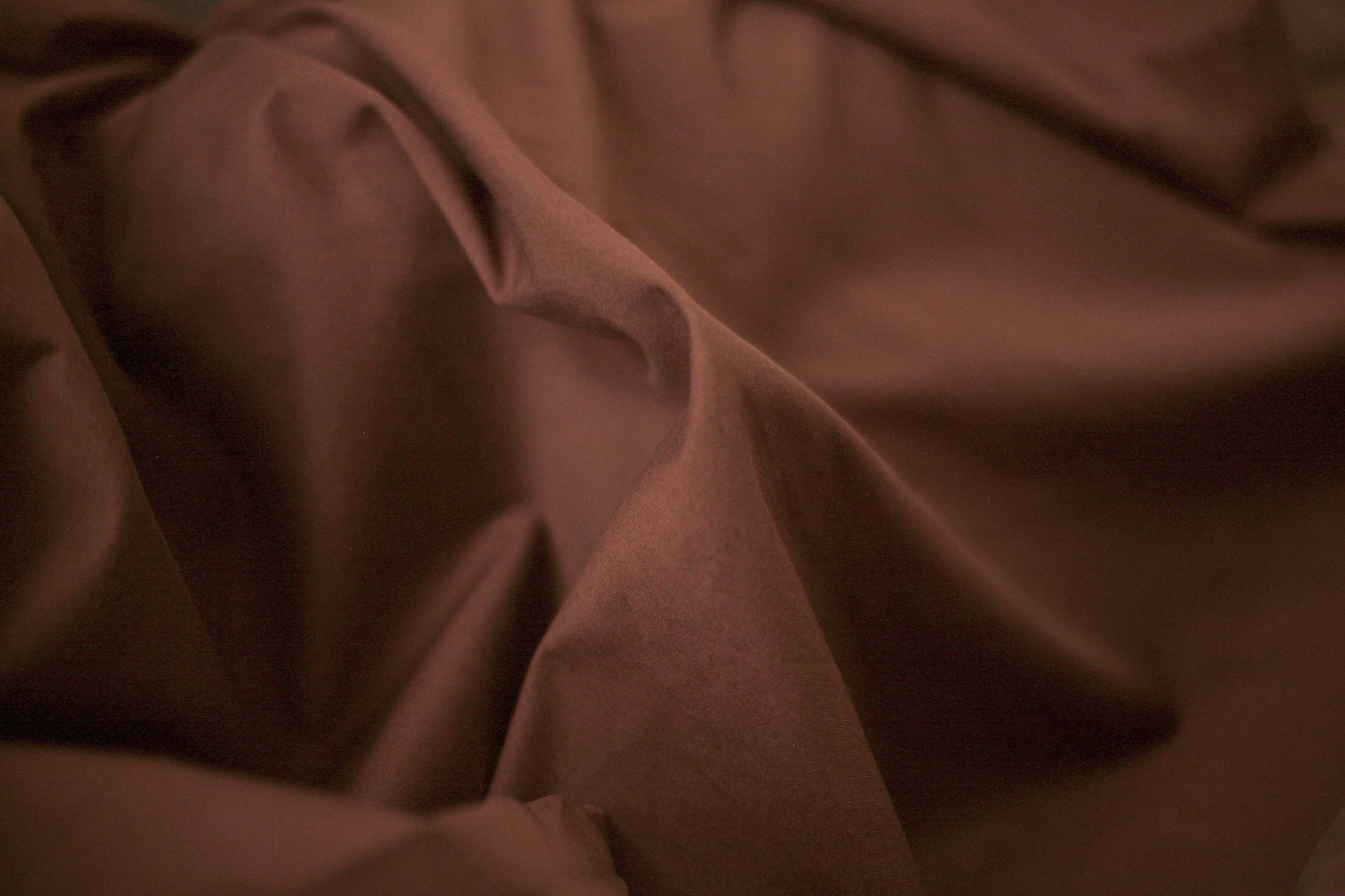 Terracotta Lyocell fabric