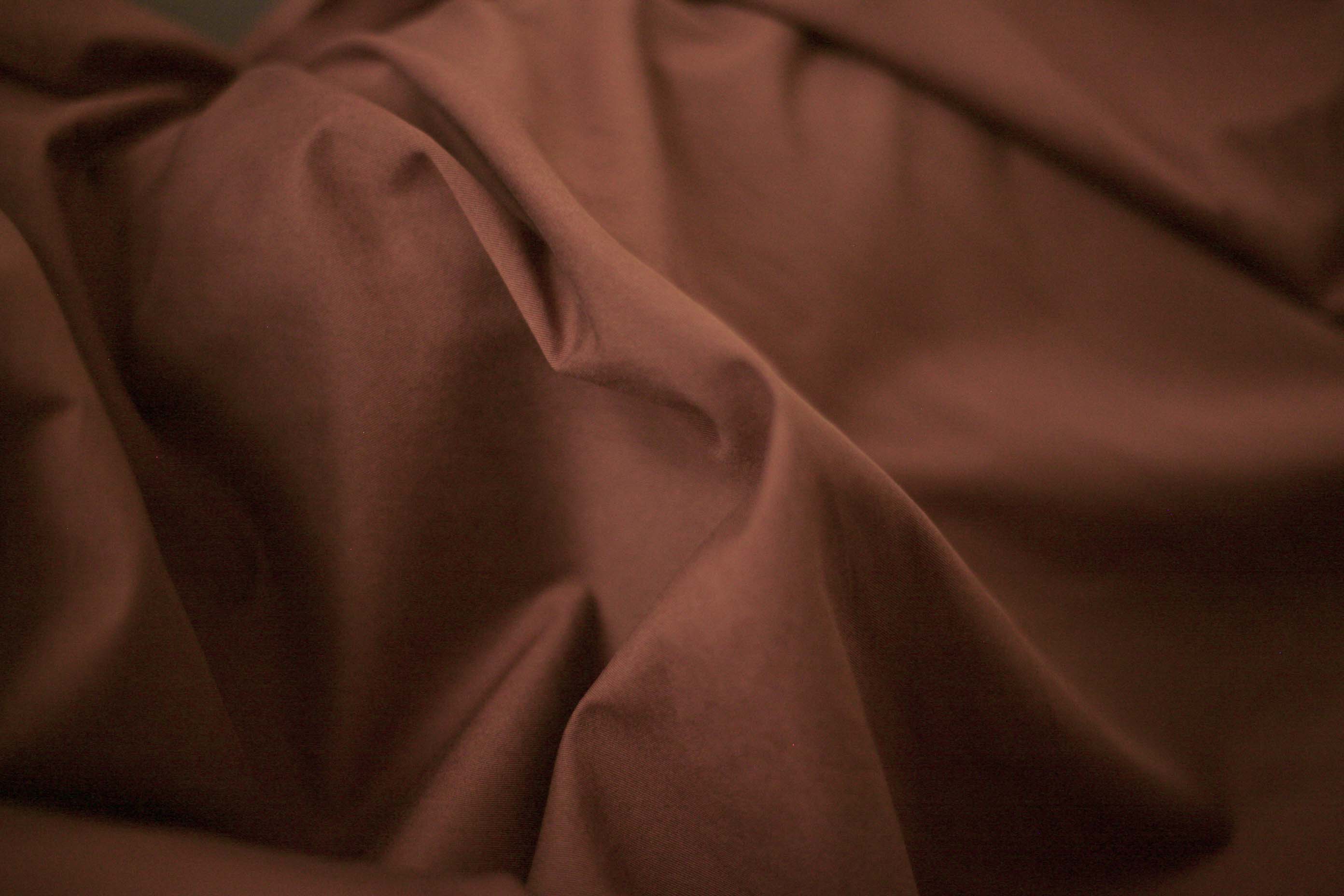 Rust Brown dressmaking fabric