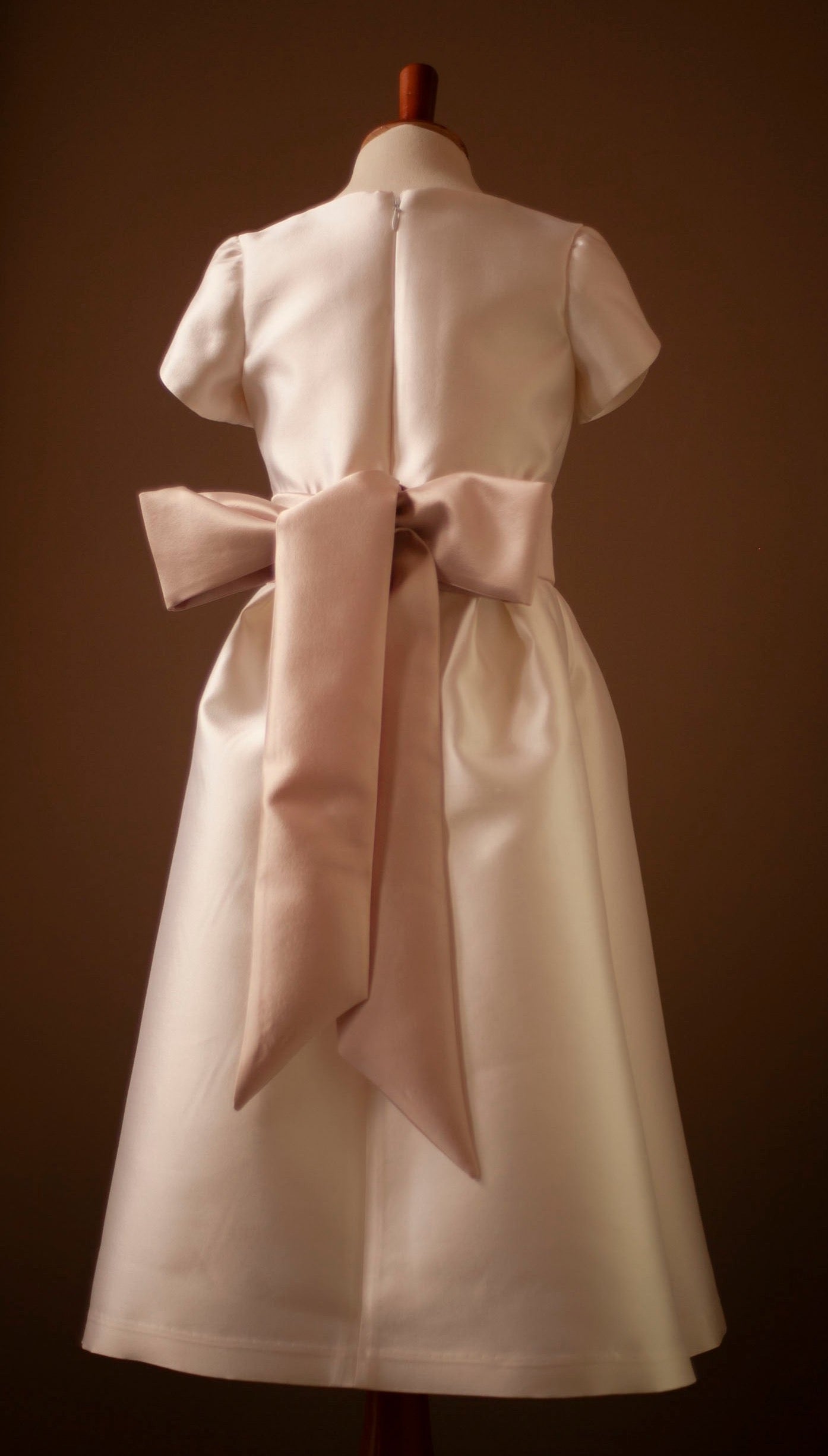 Silk Junior Bridesmaid Dress 9 / Light Pink Silk Junior Bridesmaid Dress 9 / Light Pink