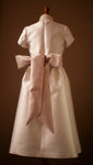 white  junior bridesmaid dress