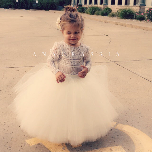 romantic flower girl dress