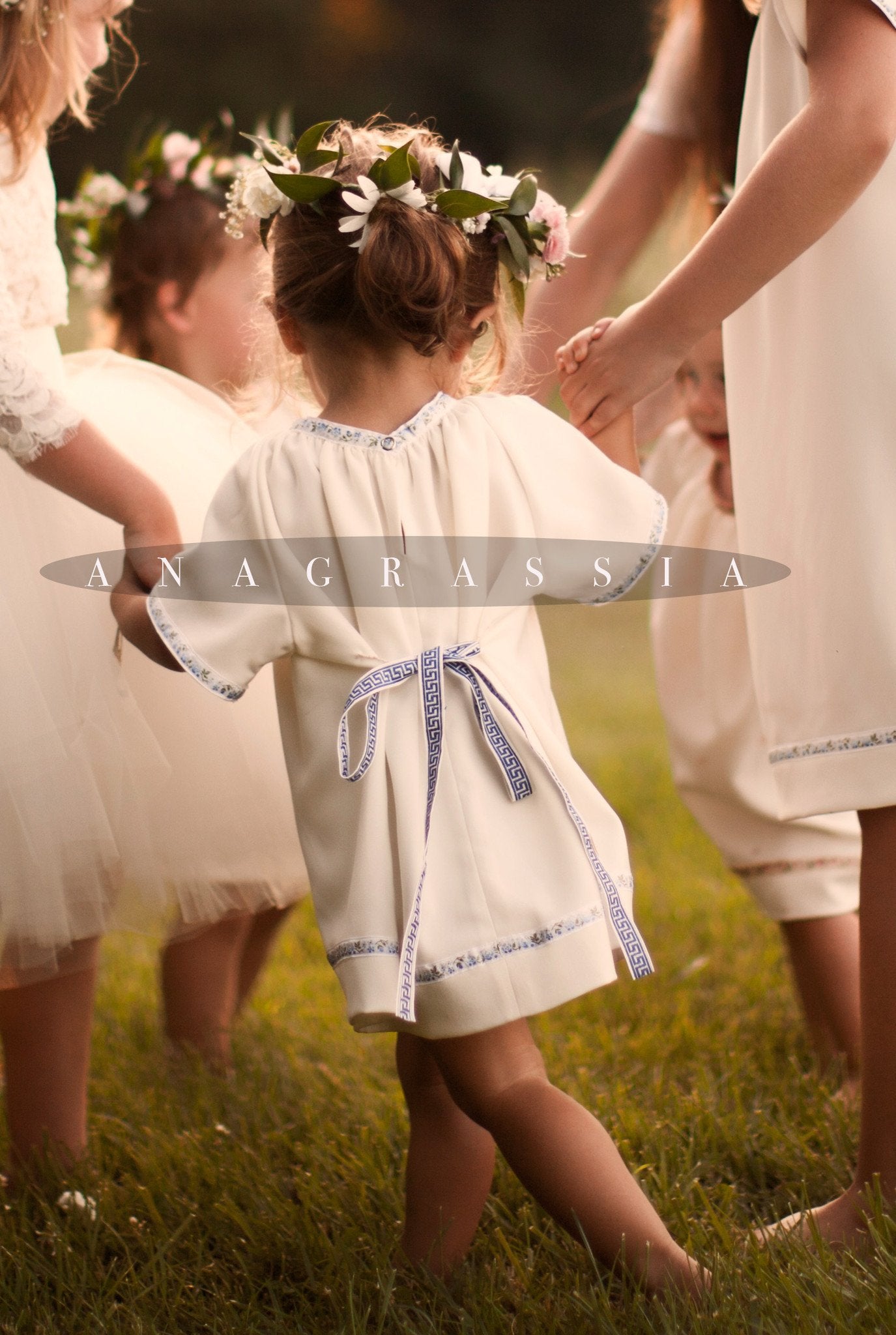 bohemian flower girl dress