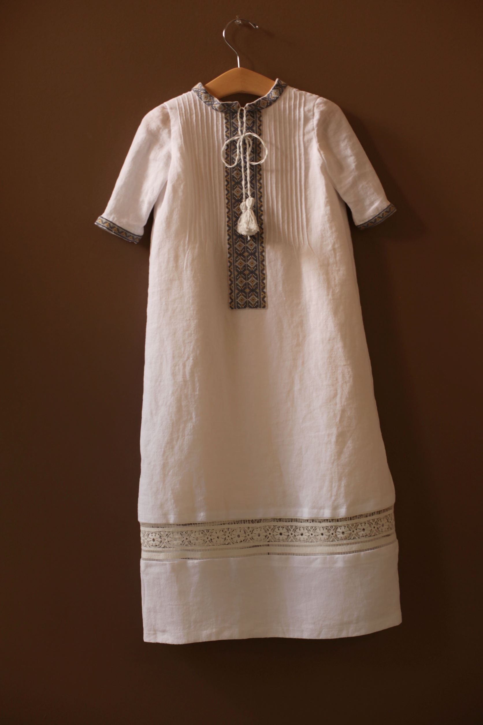 hand embroidered christening gown