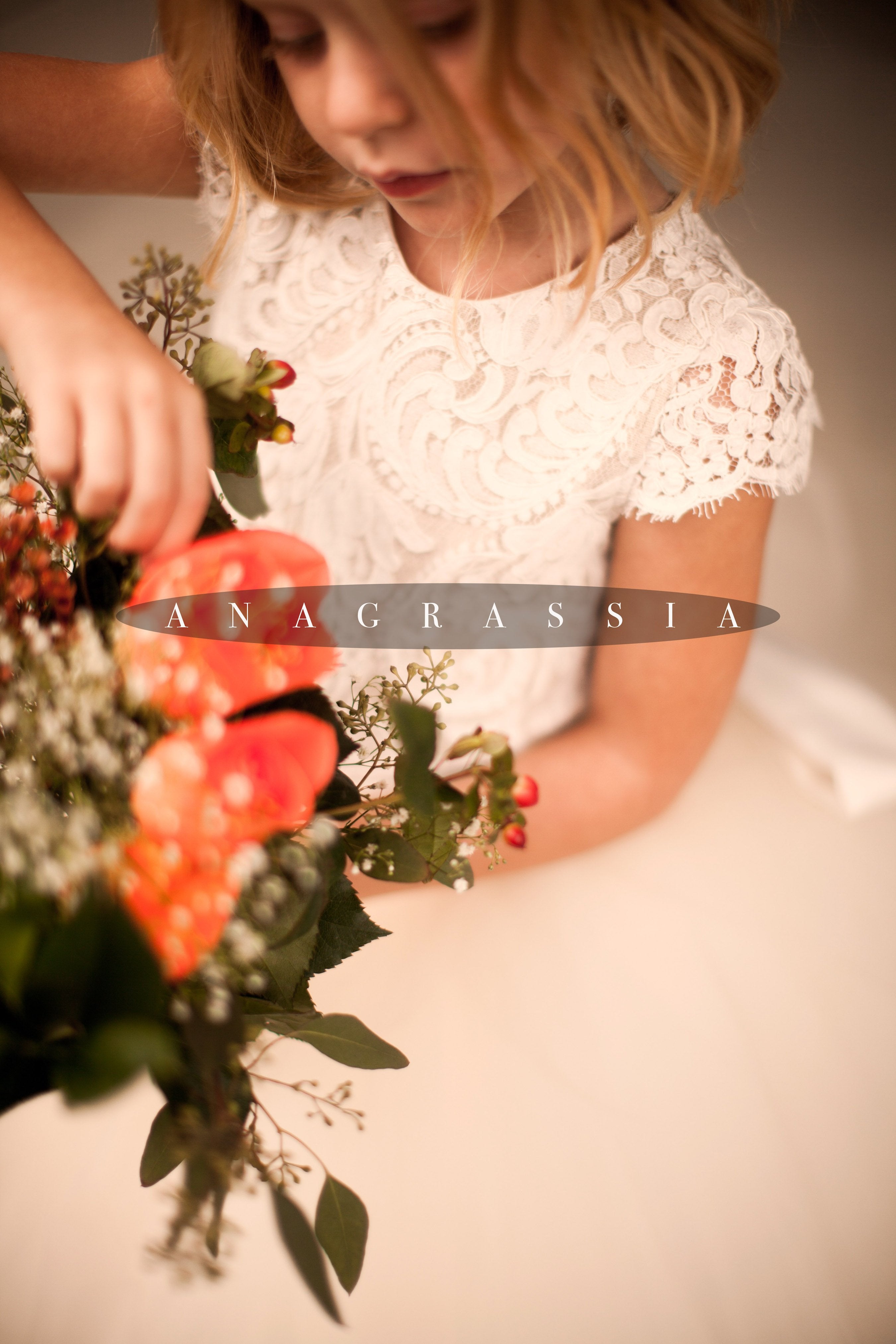 Flower Girl Lace Leotard/Bodysuit