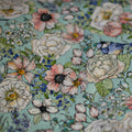 blue bird cotton fabric