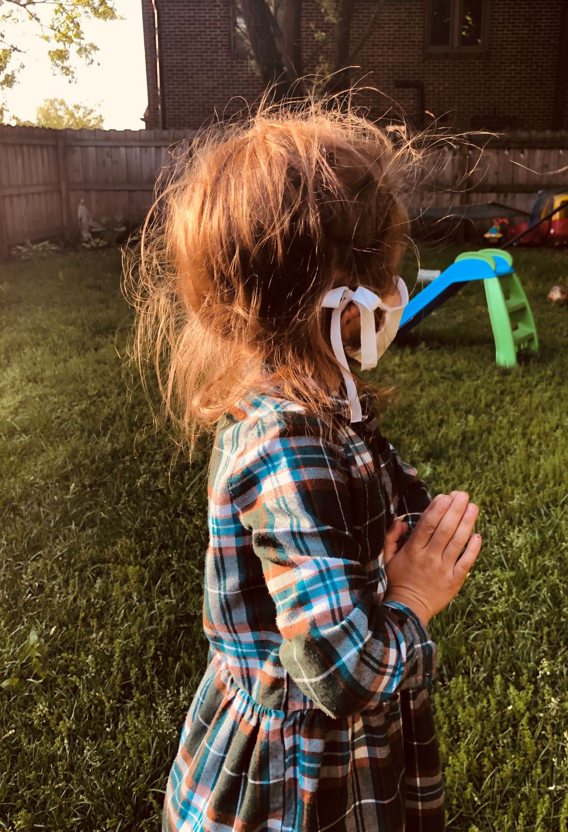 White Child Face Mask