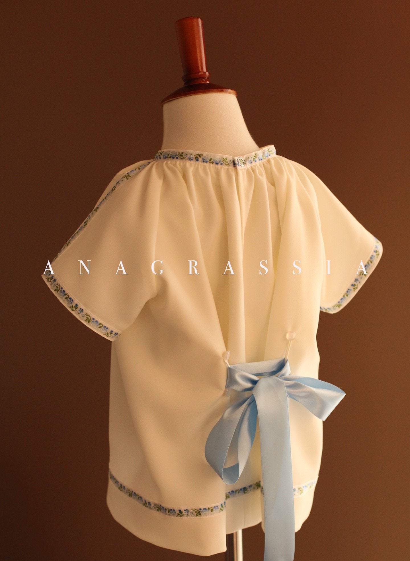light blue ukrainian dress for girls