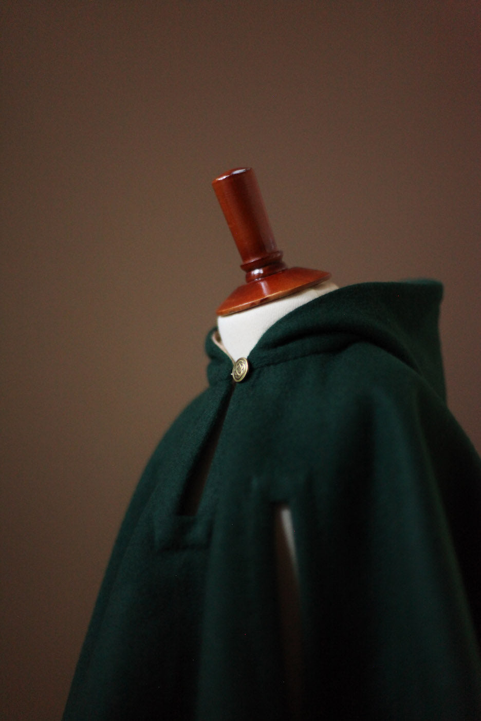 Dark Green Kids Cape