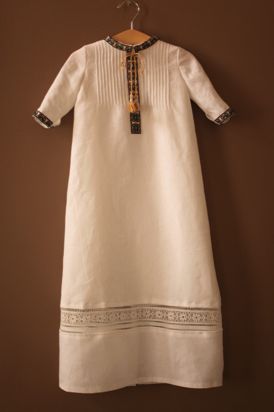 Irish Embroidered Christening Dress