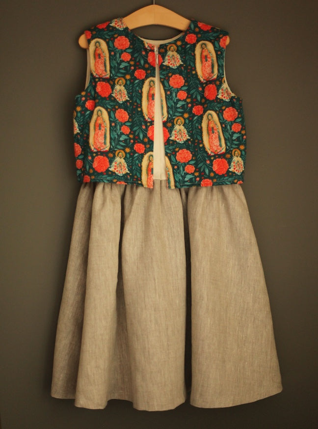 Girls Crop Top Dress