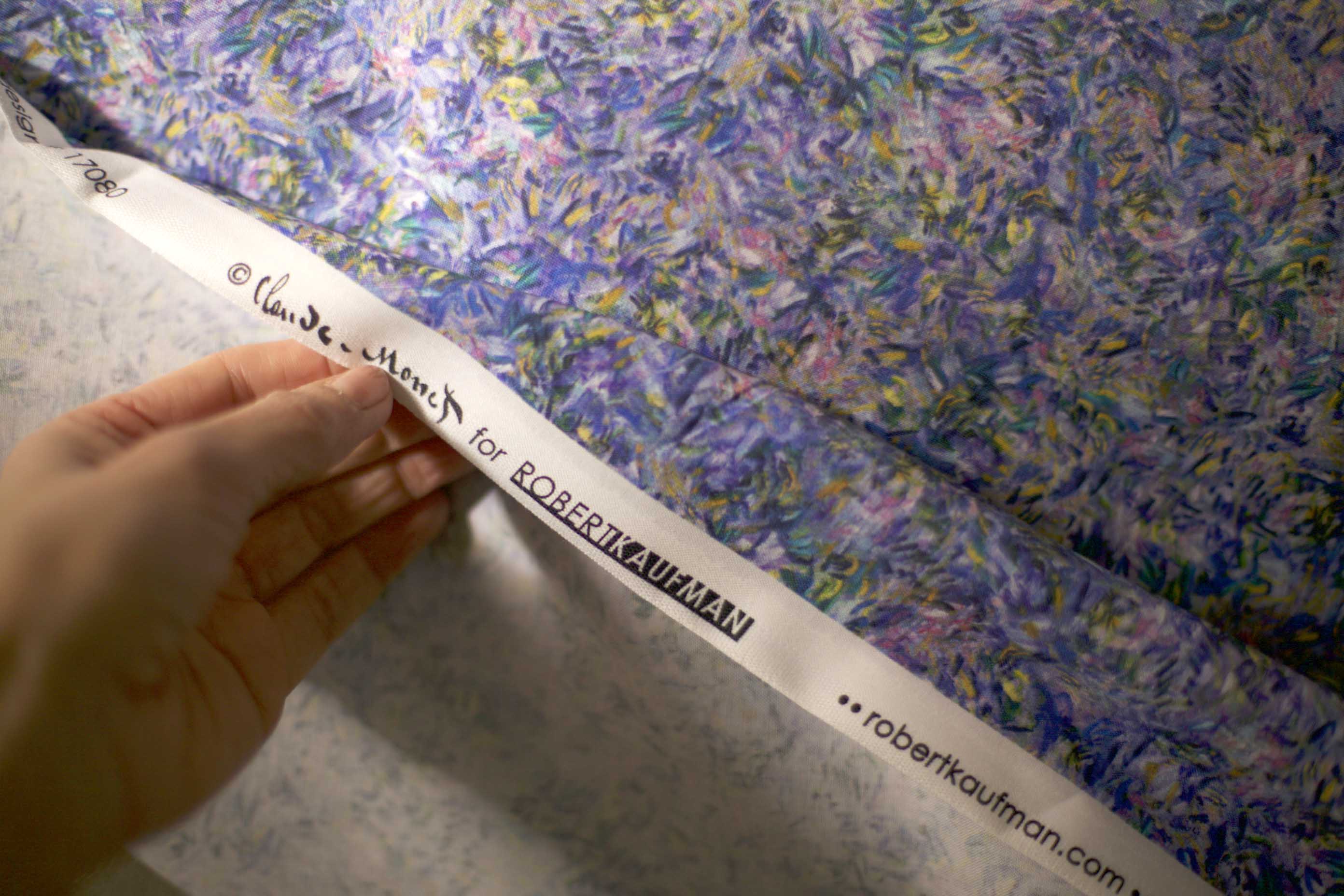 Pansy Fabric from Claude Monet